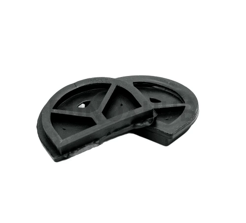 Комплект уплотнительных резинок в полукруглый стеклодержатель штамп. (1 компл/2 шт), стекло 10.0 мм