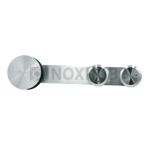 Каретка (810a SSS) плоская без зенковки, нерж. сталь матовая