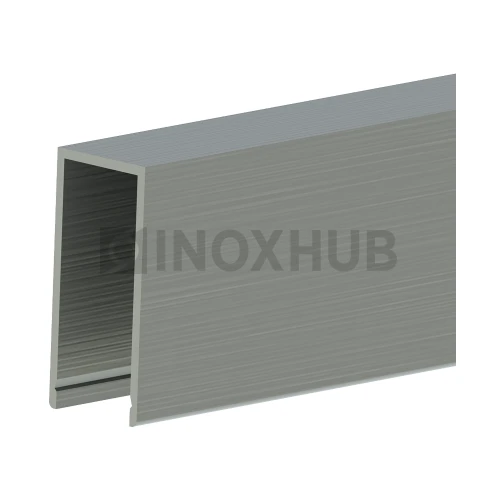 П швеллер 24 Al верхний, 40 мм, кратно 3 м, не анодированный алюминий