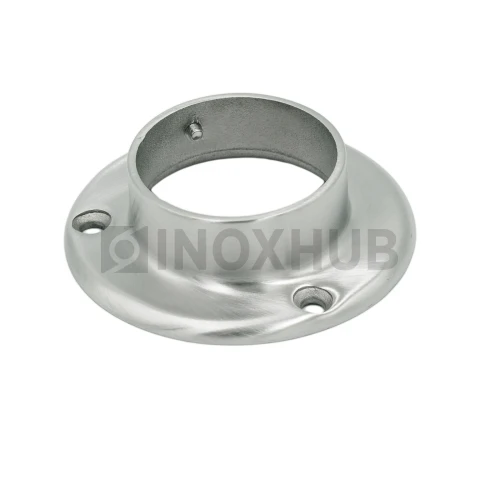 Фланец настенный литой, Ø50.8 мм, AISI 304, GRIT 320