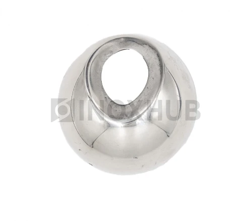 Соединение поручня со стойкой штамп. под 30°, Ø42.4 мм, AISI 201, GRIT 600