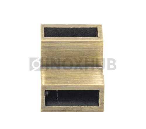 Соединитель штанги 90° (340 Bronze), штанга 30×10 мм, под Бронзу
