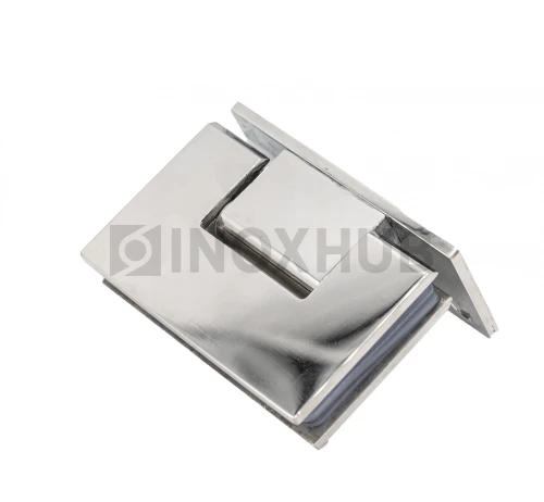 Петля (305 PSS) стена-стекло (без фаски) одностороннее крепление, нерж. сталь полированная