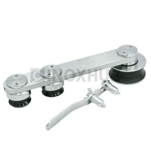 Каретка (810 SSS) плоская под зенковку, нерж. сталь матовая