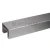 Труба с пазом 24×24 мм, профильная 40×40×1.5×6000 мм, AISI 304, ASTM A554, GRIT 320