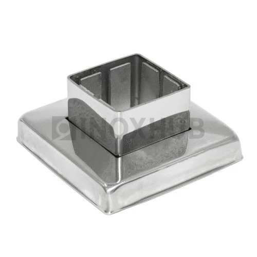 Фланец цанговый сборный, 40.0×40.0 мм, AISI 304, GRIT 600