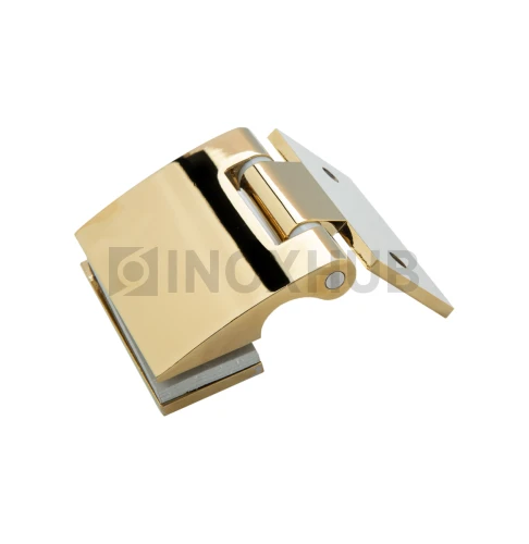 Петля (513 Gold) стена-стекло, открывание наружу, под Золото