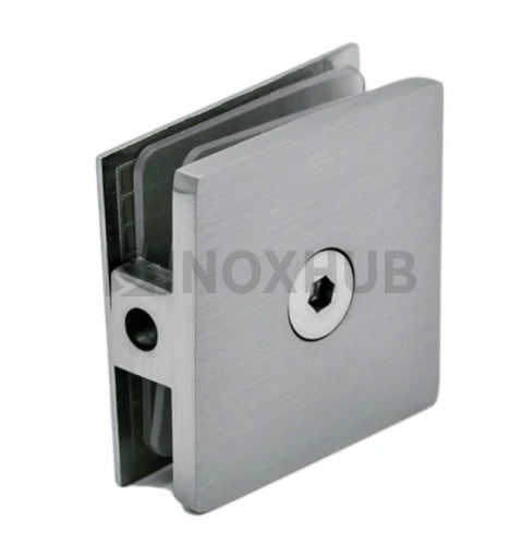 Коннектор (721 SС) стекло-стена 1 отверстие, хром матовый