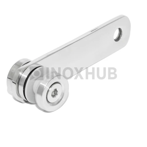 Стеклодержатель пластина оконечный, стекло 6.0-18.0 мм, AISI 316, GRIT 600