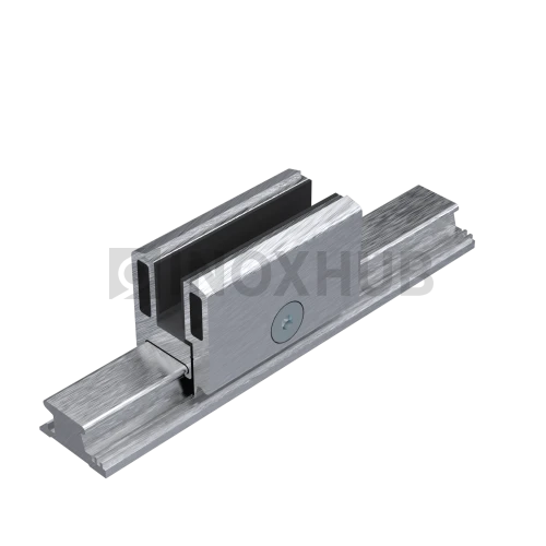 Профиль 40 (база 40H) зажимной, 32.0×40.0 мм, база+клипсы (9 шт. на 3 м), стекло 10-12 мм, кратно 3 м