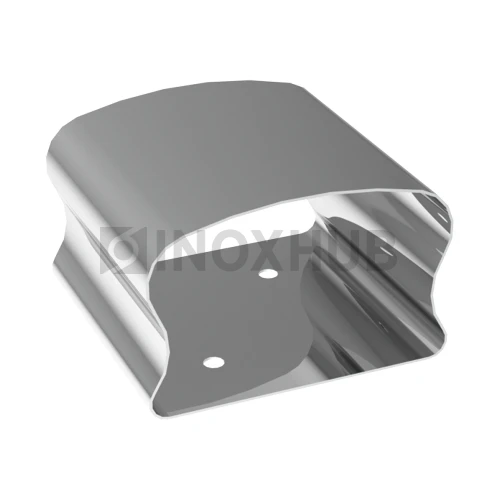 Соединитель пластикового фигурного поручня, AISI 304, GRIT 600