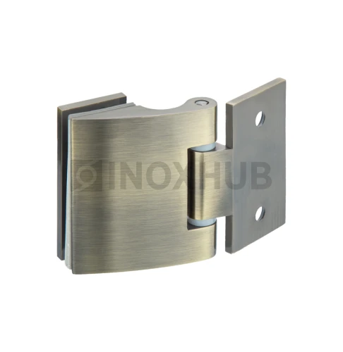 Петля (513 Bronze) стена-стекло, открывание наружу, под Бронзу