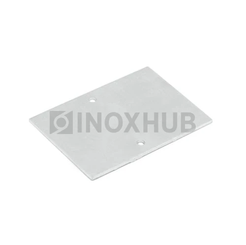 Торцевая заглушка на профиль 80, Анодированный алюминий