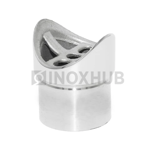 Наконечник седловина, Ø38.1×Ø38.1 мм, AISI 304, GRIT 600