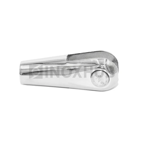 Наконечник для крепления тяги левый, М14 шаг Р=2, AISI 316, GRIT 600