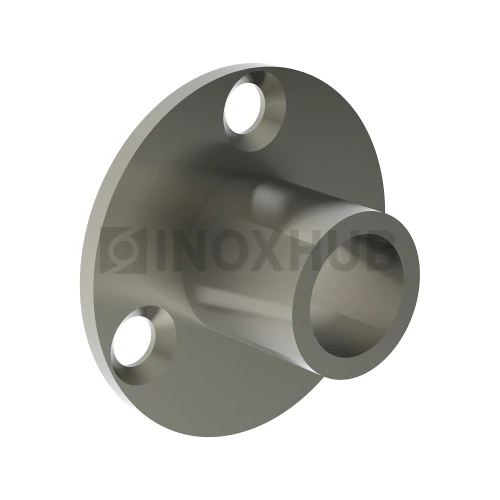 Фланец настенный, Ø16.0 мм, AISI 304, GRIT 600