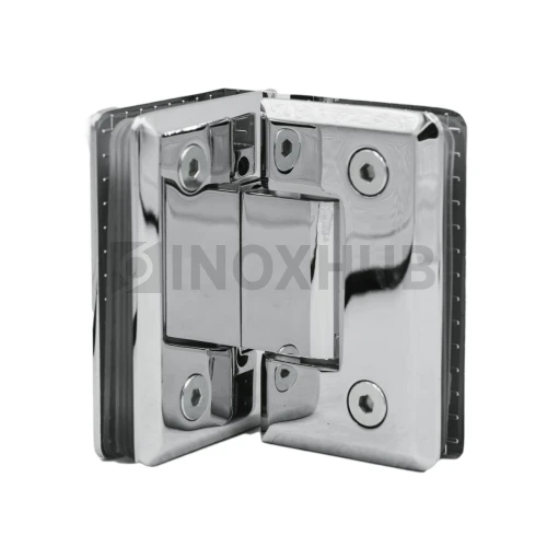 Петля (304 PC) стекло-стекло 90°, полированный хром