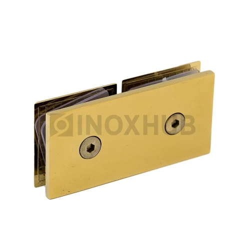 Коннектор (724 Gold) стекло-стекло 180°, под Золото