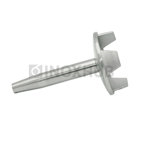 Наконечник штырь сварной облегченный, Ø50.8 мм, AISI 304, GRIT 320