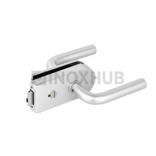 Защелка сантех. (84-1 AL) с индикатором, с притвором, с отв. частью на стену, Анодированный алюминий