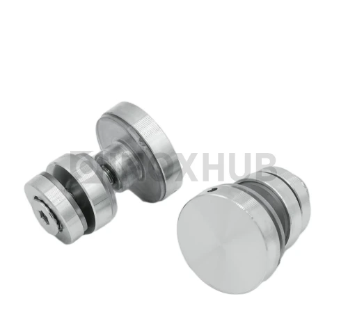 Крепление (449 SSS) трека 30×10 к стеклу, нерж. сталь матовая