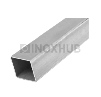 Профильная труба AISI 304, 10×10×1.0×6000 мм, GRIT 600