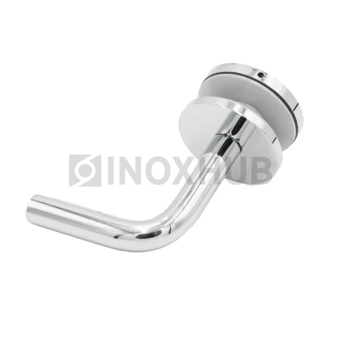 Крепление поручня на стекло без ложемента литое, 75.0×60.0 мм, AISI 304, GRIT 600