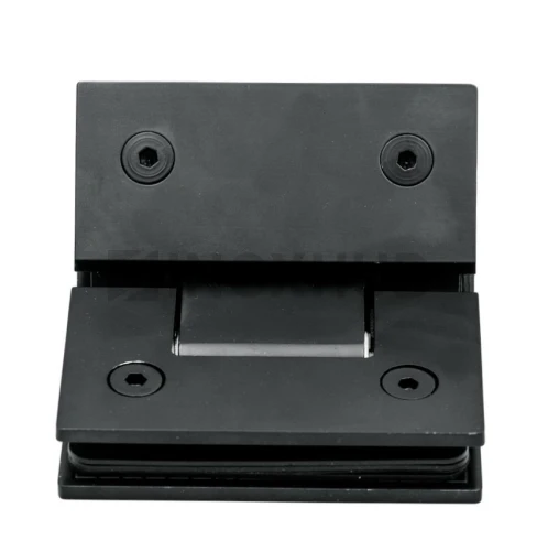 Петля (302 BLC) стекло-стекло 135°, нерж. сталь Черный мат