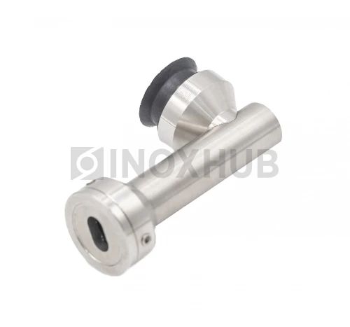 Крепление стекло-стена (205-75 SSS) под зенковку, AISI 304, нерж. сталь матовая