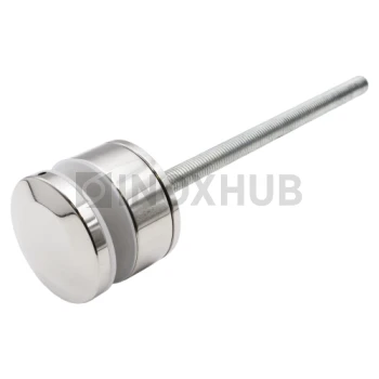 Точечный стеклодержатель с доп. регулировкой, стекло 6.0-30.0 мм, М10, AISI 304, GRIT 600