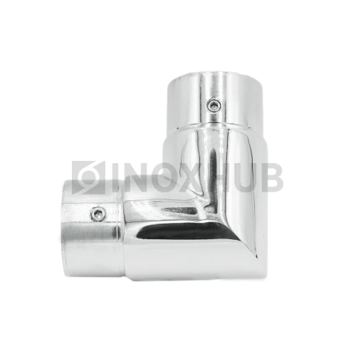 Отвод для поручня с пазом, Ø42.4 мм, AISI 304, GRIT 600