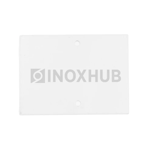 Торцевая заглушка на профиль 80, RAL 9006 серый металлик