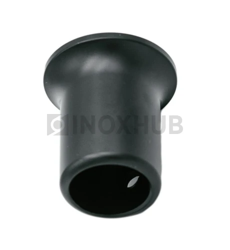 Держатель штанги (907 BLC) к стене, штанга Ø19 мм, Черный мат