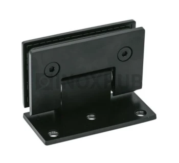 Петля (305 BLC) стена-стекло одностороннее крепление, нерж. сталь Черный мат