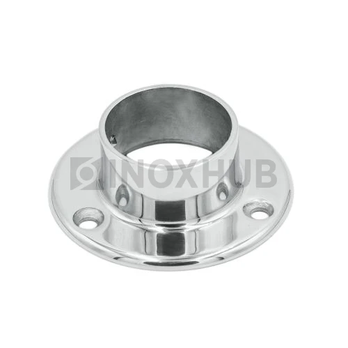 Фланец настенный литой, Ø38.1 мм, AISI 304, GRIT 600