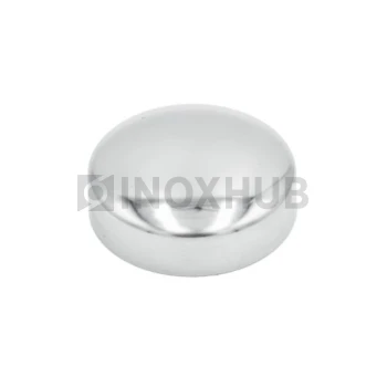 Заглушка внешняя штамп., Ø50.8 мм, AISI 304, GRIT 600