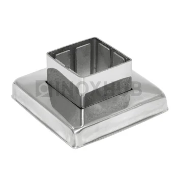 Фланец цанговый сборный, 40.0×40.0 мм, AISI 304, GRIT 600