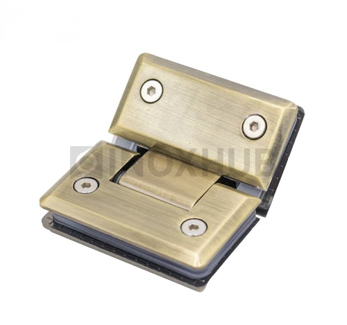 Петля (302 Bronze) стекло-стекло 135°, под Бронзу