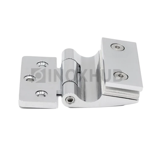 Петля (513 PC) стена-стекло, открывание наружу, полированный хром