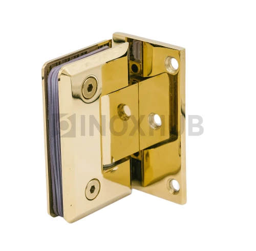 Петля (305 Gold) стена-стекло одностороннее крепление, под Золото