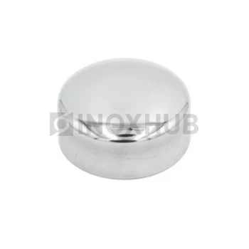 Заглушка внешняя штамп., Ø38.1 мм, AISI 304, GRIT 600