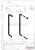 Ручка-полотенцесушитель (621-450 BLC), Ø19 м/о 450 мм, Черный мат