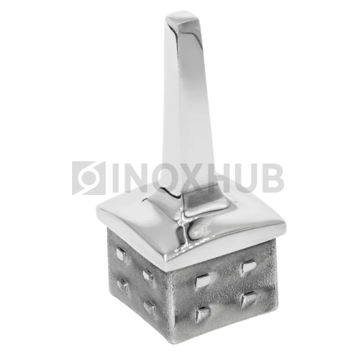 Наконечник штырь литой, 40.0×40.0 мм, AISI 304, GRIT 600