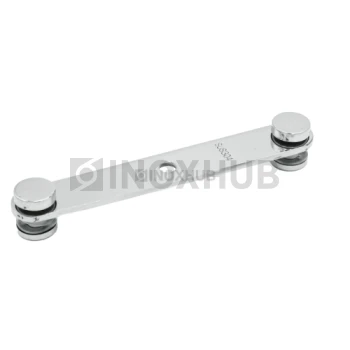 Стеклодержатель пластина двойной м/о 170 мм, стекло 6.0-18.0 мм, AISI 304, GRIT 600