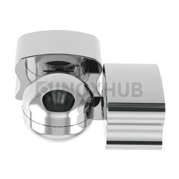 Поворот шаровой для пластикового фигурного поручня, AISI 304, GRIT 600