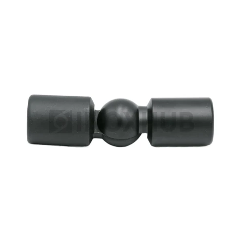 Соединитель штанги (915 BLC) произвольный угол, штанга Ø19 мм, Черный мат