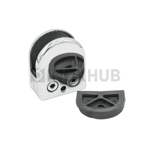 Стеклодержатель штамп. Ø38.1 мм, стекло 8.0 мм, AISI 304, GRIT 600