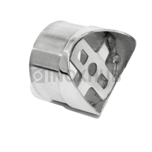 Наконечник седловина, Ø50.8×Ø50.8 мм, AISI 304, GRIT 600