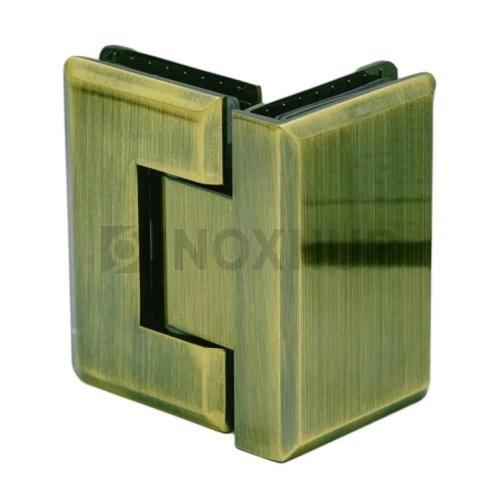 Петля (304 Bronze) стекло-стекло 90°, под Бронзу