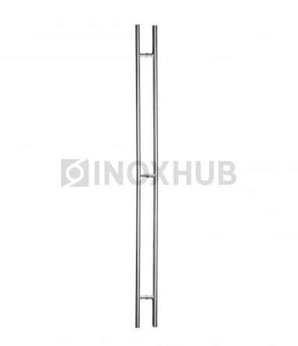 Ручка (633-2000 SSS) 32×800+800×2000 мм, стекло 8-12 мм, нерж. сталь матовая